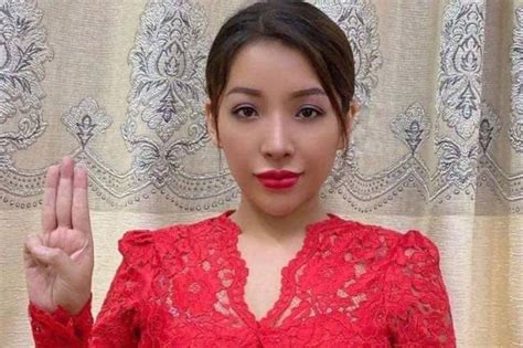 nang mwe sang|Myanmar model Nang Mwe San sentenced to six years jail.